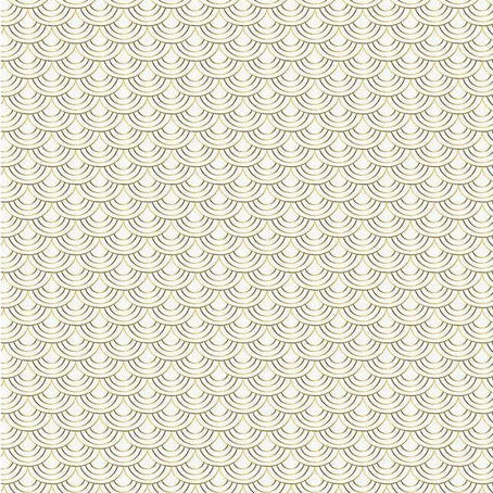 10' Gold Foil Art Deco Stone Wrapping Paper