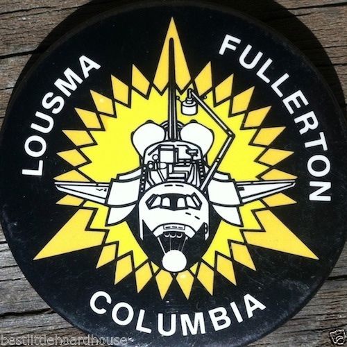 NASA COLUMBIA Space Shuttle Pin Pinback 1982