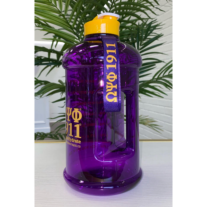 ΩΨΦ 1911 Motivational Water Bottle - My Greek Boutique