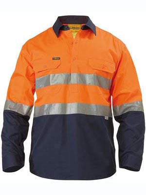 2 Tone Hi Vis Cool Lightweight Closed Front BSC6896
