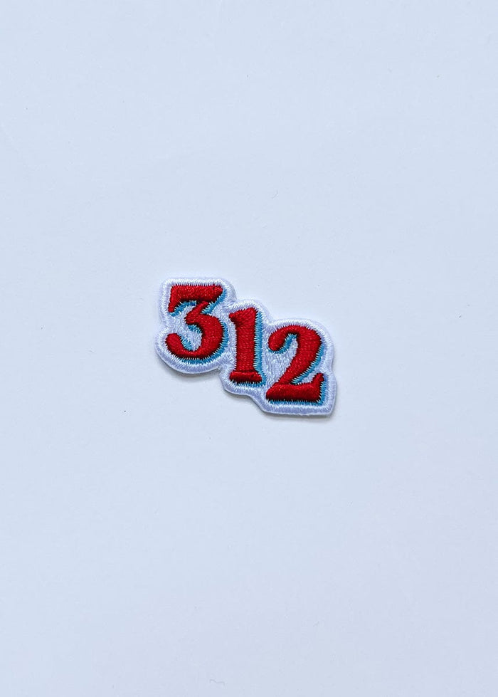 312 Patch - Red & Blue
