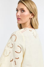 365 Days - Annie Embroidered Top - 3DT9436 Antique Cream