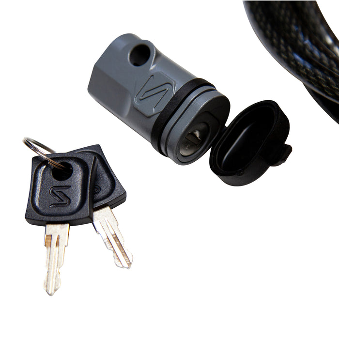 8' Locking Cable For Added Security When Transporting Your Bikes