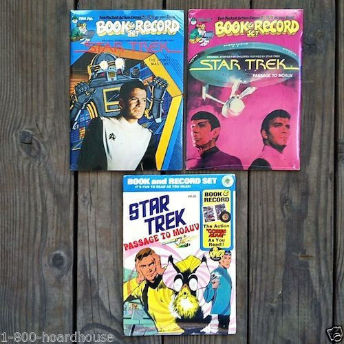 STAR TREK COMIC Story Book Record Set 1975-79