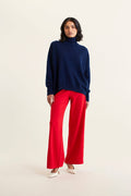 A Polo Bay Cashmere Sweater In Midnight Navy