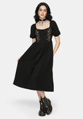Abellona Embroidered Midi Dress
