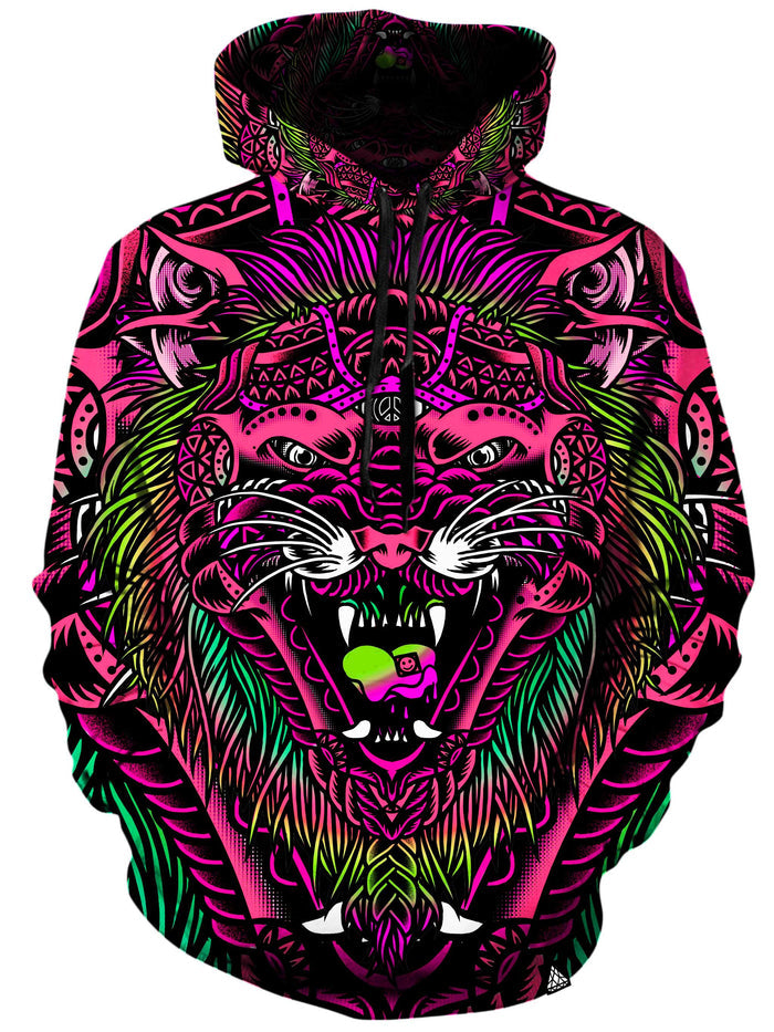 Acid Tiger Pink Unisex Hoodie Set 4 Lyfe Epic Hoodie