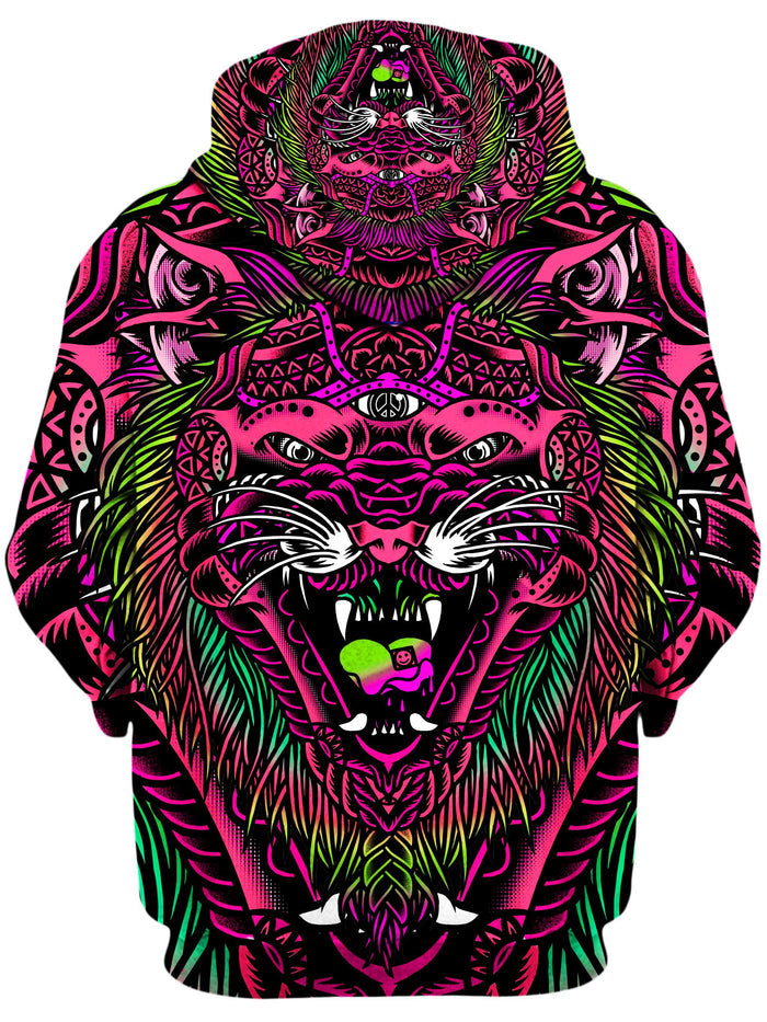 Acid Tiger Pink Unisex Hoodie Set 4 Lyfe Epic Hoodie