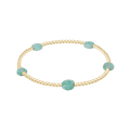 Admire Small Gem 2mm Gold Bracelet - Amazonite e.newton Designs BRACELET