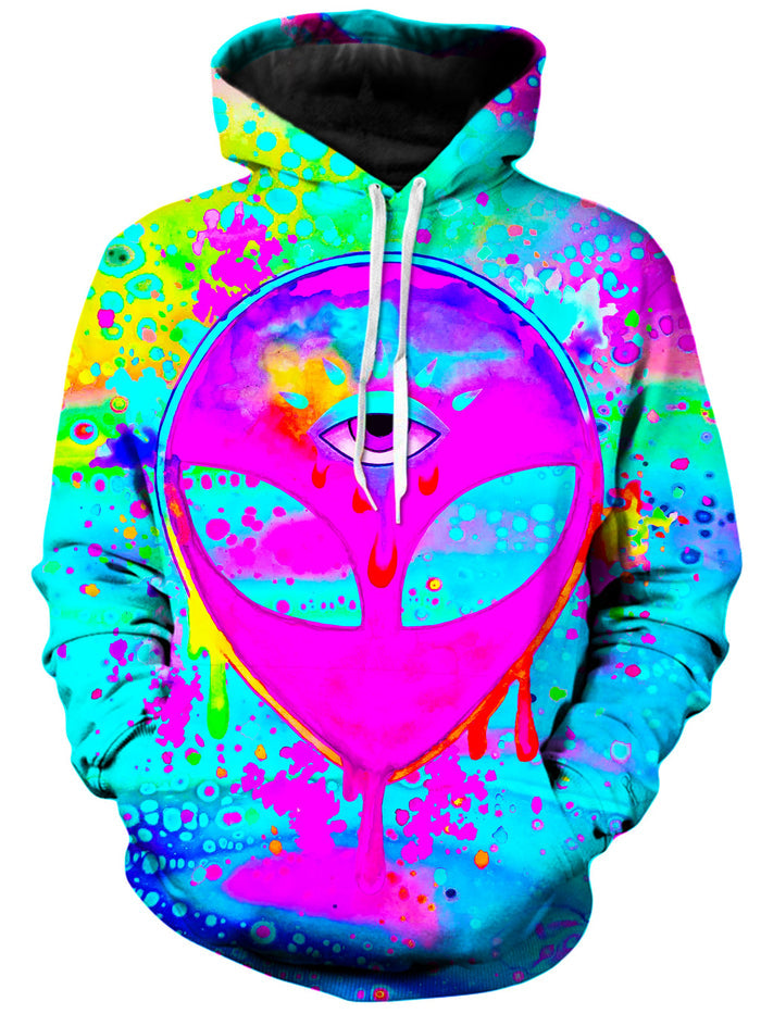 Alien Melt Pink Unisex Hoodie BrizBazaar Epic Hoodie