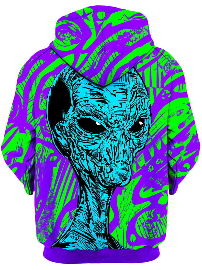 Alien Unisex Zip-Up Hoodie Technodrome Epic Hoodie