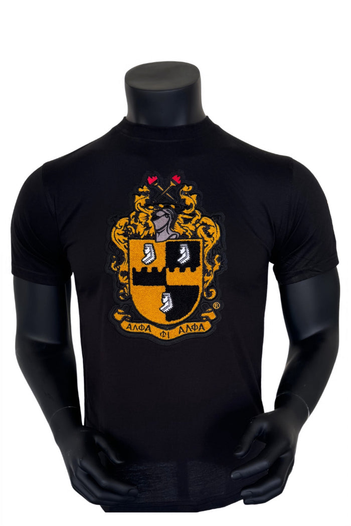 Alpha Big Shield Chenille Tee