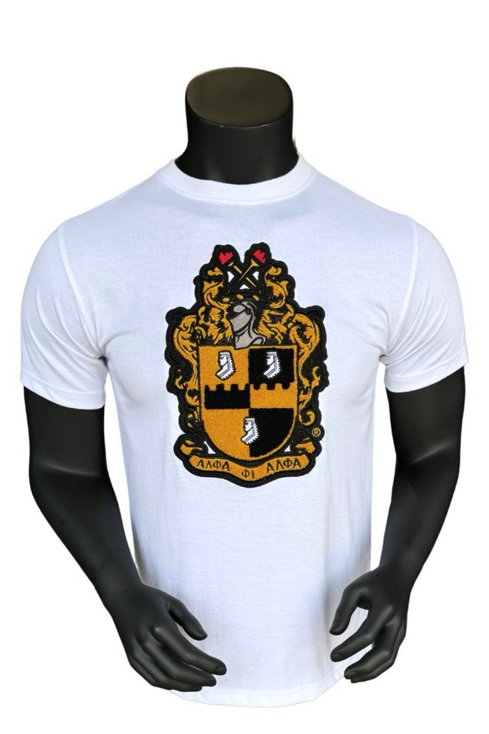 Alpha Big Shield Chenille Tee
