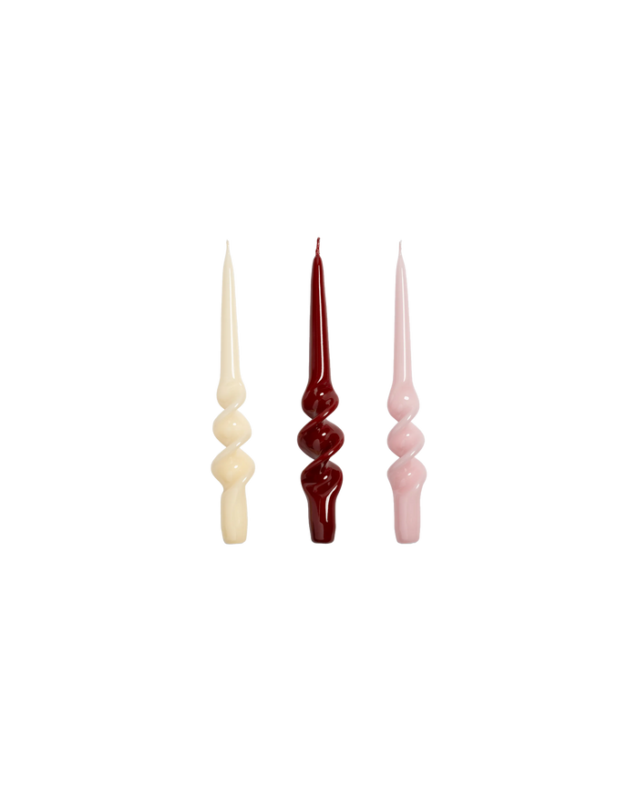 ALPHA CANDLE SET RED