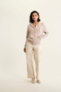 Amber Cashmere Hoodie In Lightweight Beige