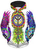 Ananas Trio Unisex Zip-Up Hoodie Svenja Jodicke Epic Hoodie
