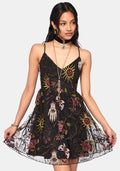 Angela Folk Embroidered Cami Dress