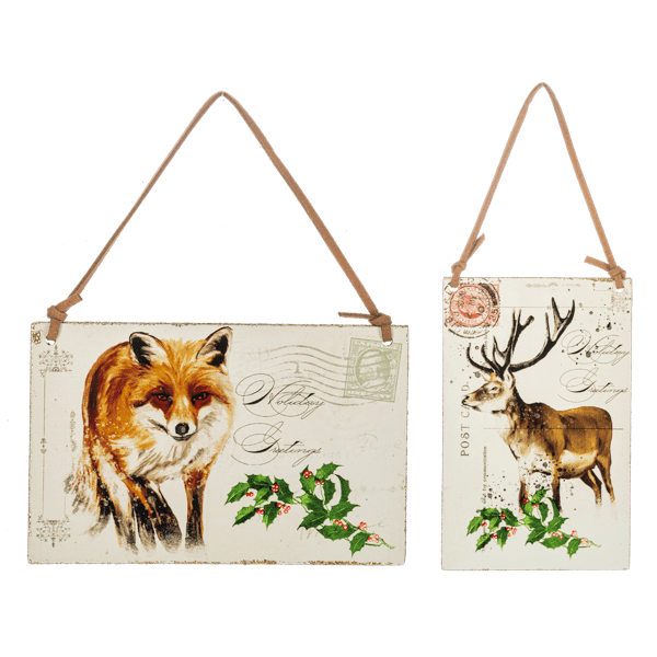 Animal Postcard Christmas Ornament Ganz Seasonal & Holiday Decorations