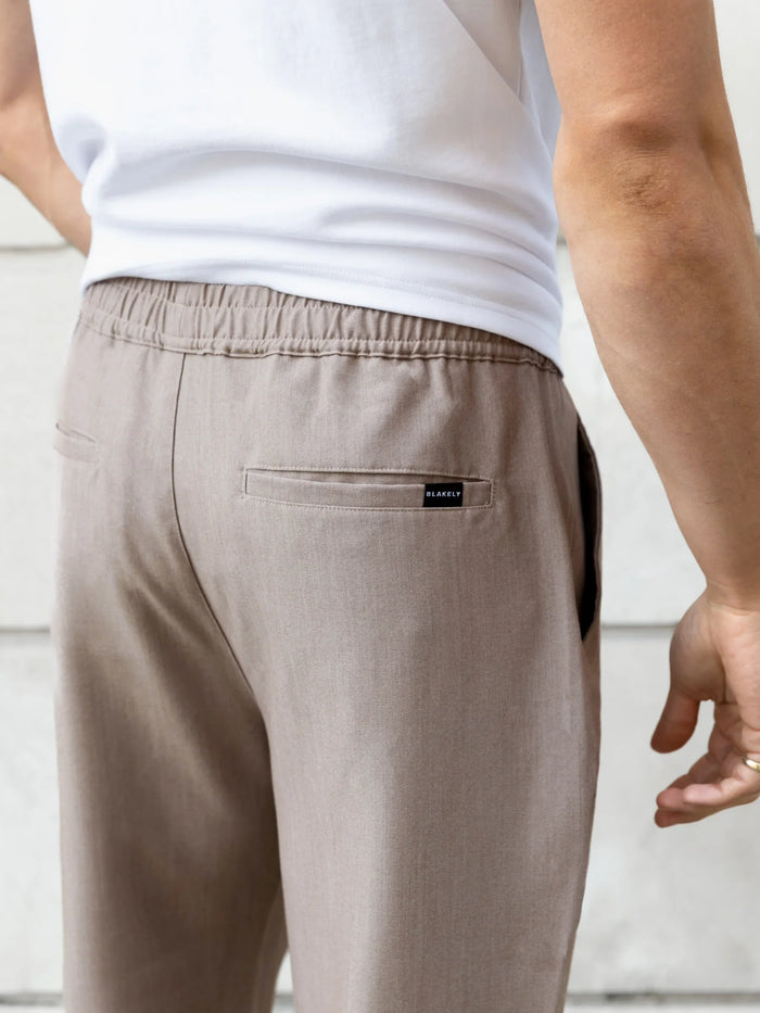Anston Stretch Chinos - Light Brown