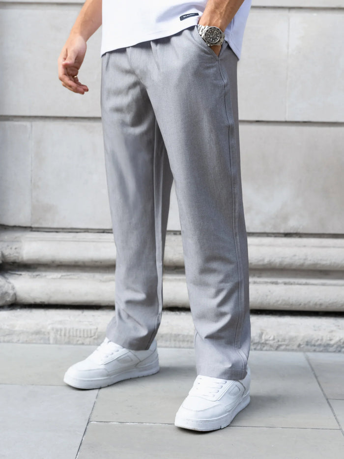 Anston Stretch Chinos - Light Grey
