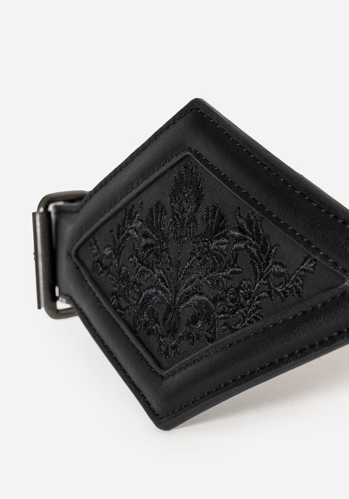 Antihero Embroidered Diamond Centre Waist Belt