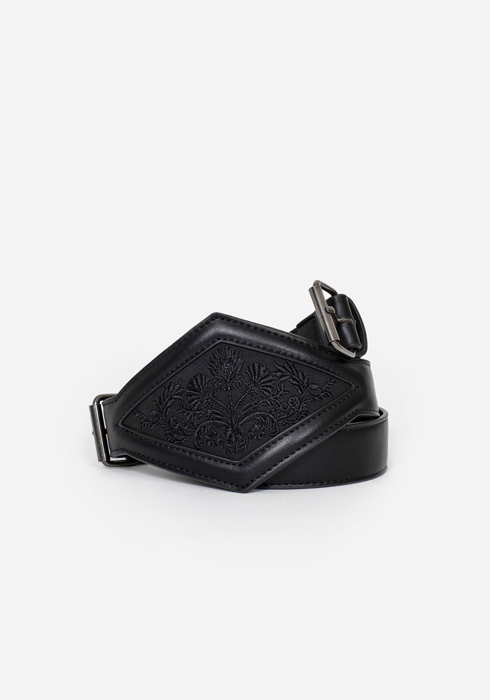 Antihero Embroidered Diamond Centre Waist Belt