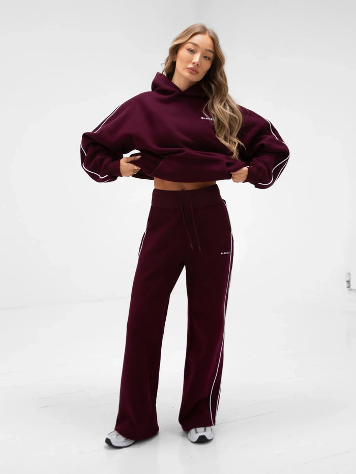 Apex Lifestyle Oversized Hoodie - Dark Cherry