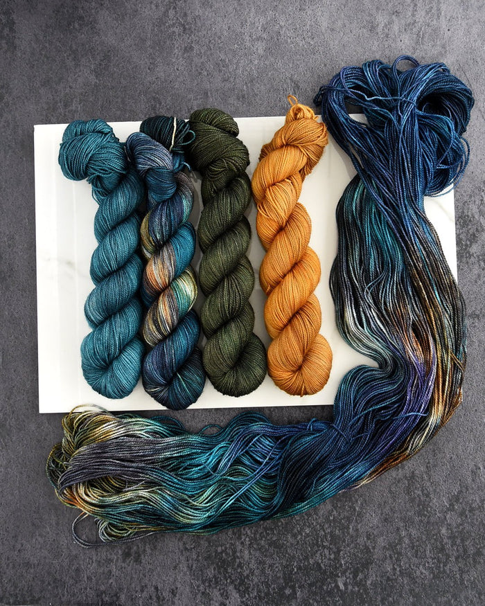 Destination Yarn fingering weight yarn Arabian Sea - All Weights