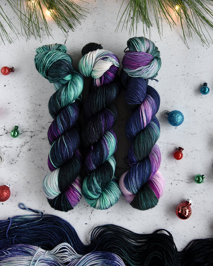 Destination Yarn fingering weight yarn Arctic Sky