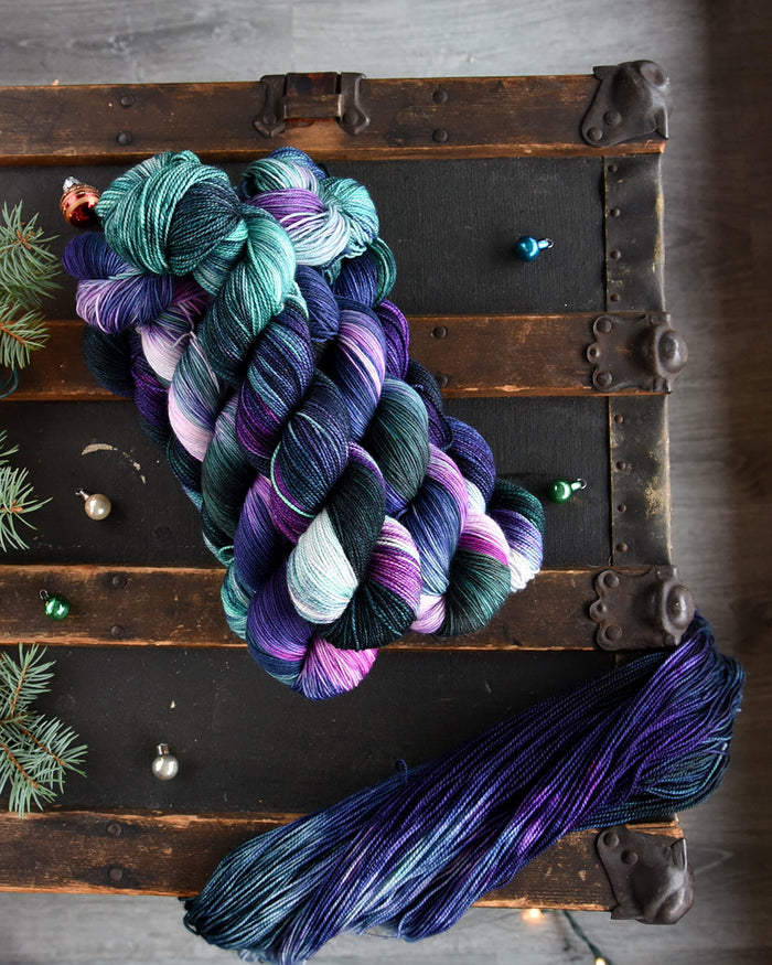 Destination Yarn fingering weight yarn Arctic Sky