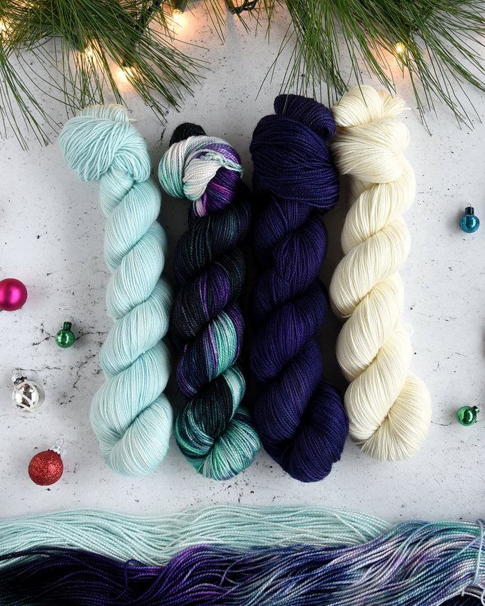 Destination Yarn fingering weight yarn Arctic Sky