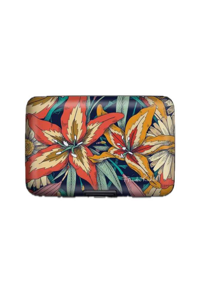 Armored Wallet | Frida Kahlo - Tiger Lilies Monarque Armored Wallet