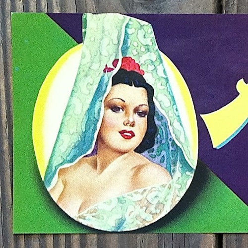 ARVIN BELLE California Fruit Crate Box Label 1940s