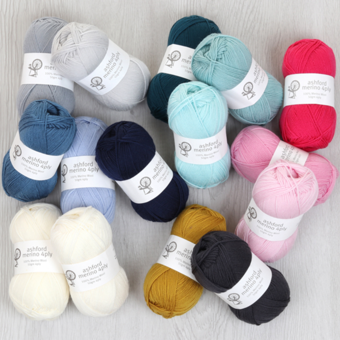 Ashford Merino 4PLY 50g Yarn (ASH4PLY50)