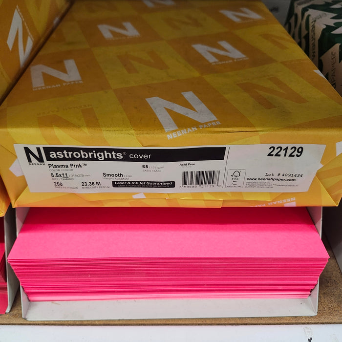 Astrobright Plasma Pink 65# Cardstock