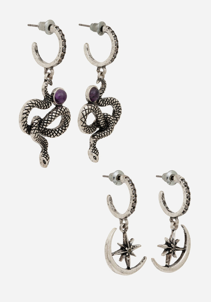 Astryx Celestial Earrings 2 Pack