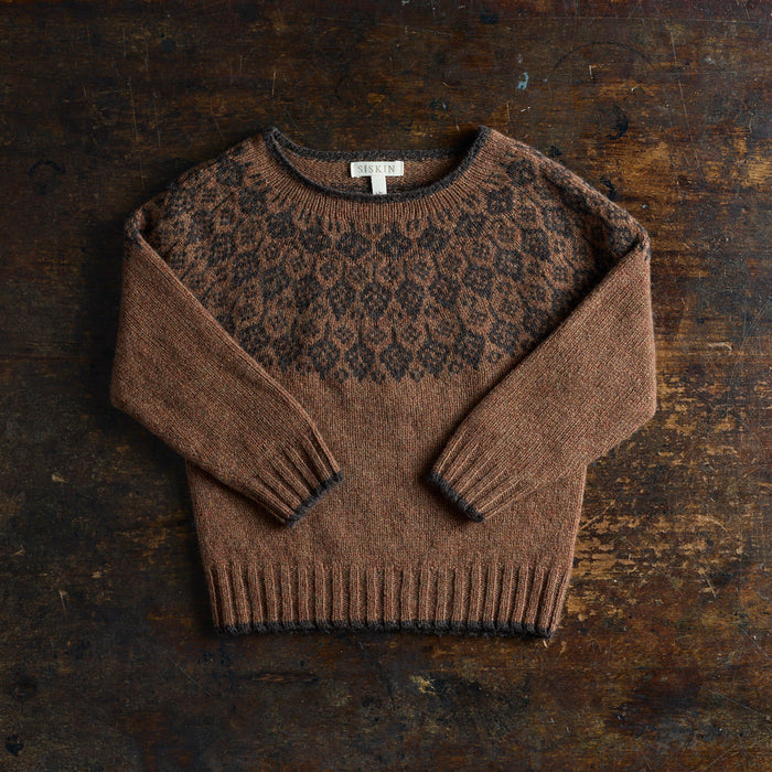 Autumn Baby & Kids Sweater - Superfine Lambswool - Hazelnut