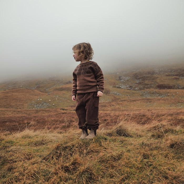 Autumn Baby & Kids Sweater - Superfine Lambswool - Hazelnut