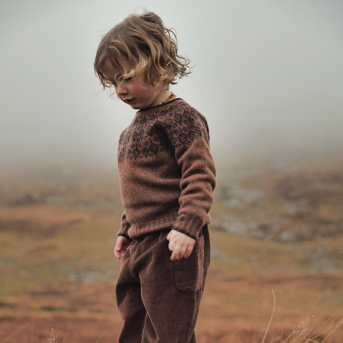 Autumn Baby & Kids Sweater - Superfine Lambswool - Hazelnut