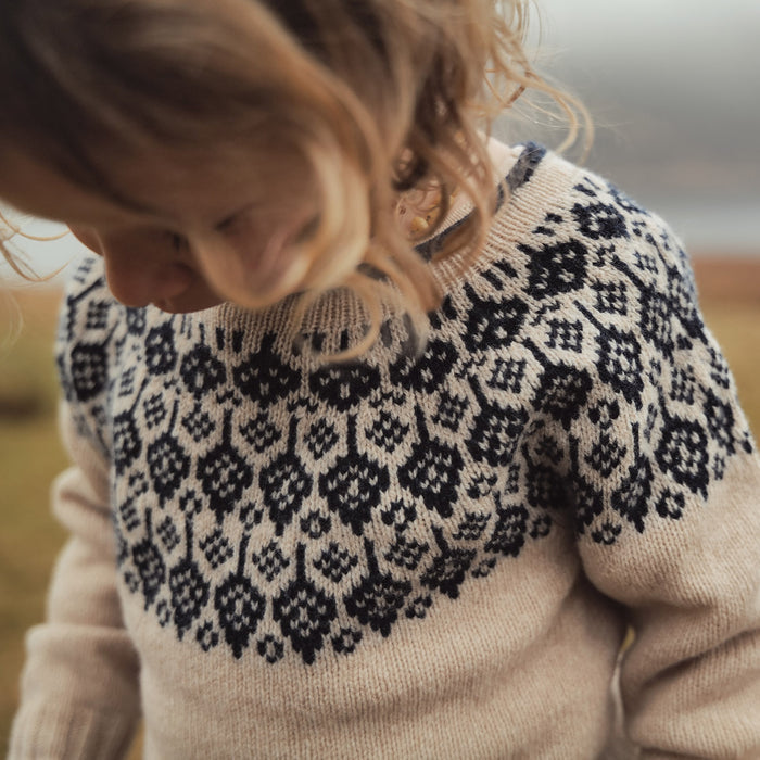 Autumn Baby & Kids Sweater - Superfine Lambswool - Oat