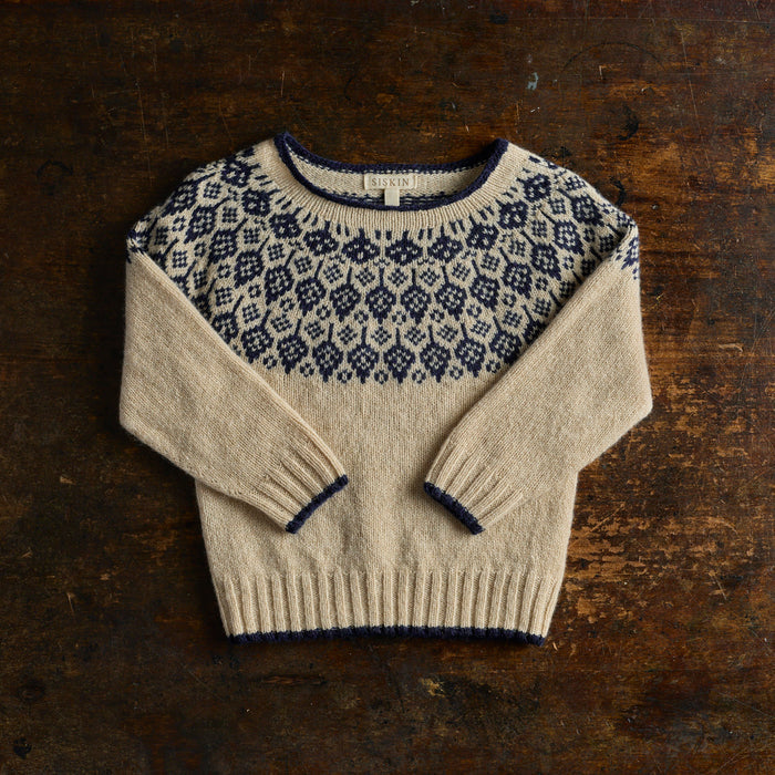 Autumn Baby & Kids Sweater - Superfine Lambswool - Oat