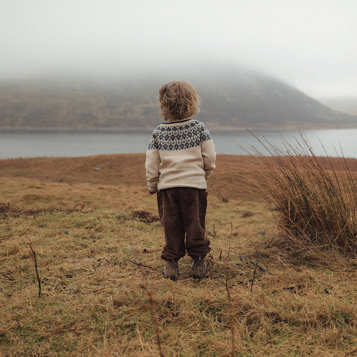 Autumn Baby & Kids Sweater - Superfine Lambswool - Oat