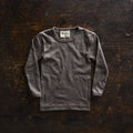 Baby & Kids Merino Wool & Silk LS Top - Walnut