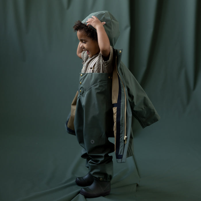 Baby & Kids Waterproof Midi Raincoat - Laurel