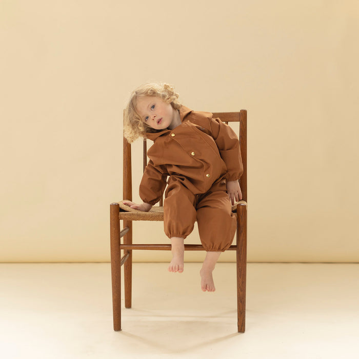 Baby & Kids Waterproof Onesie - Rust