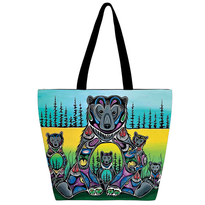 Tote bag on the white background