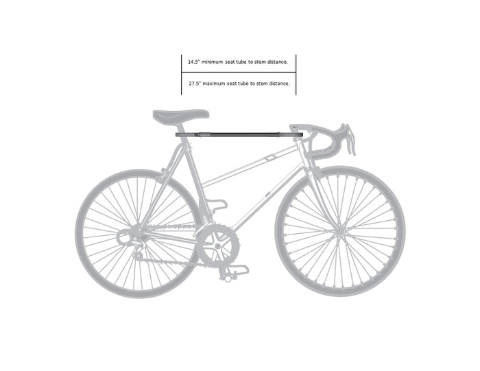 Saris Bike Beam — dimensions and compatibility guide diagram