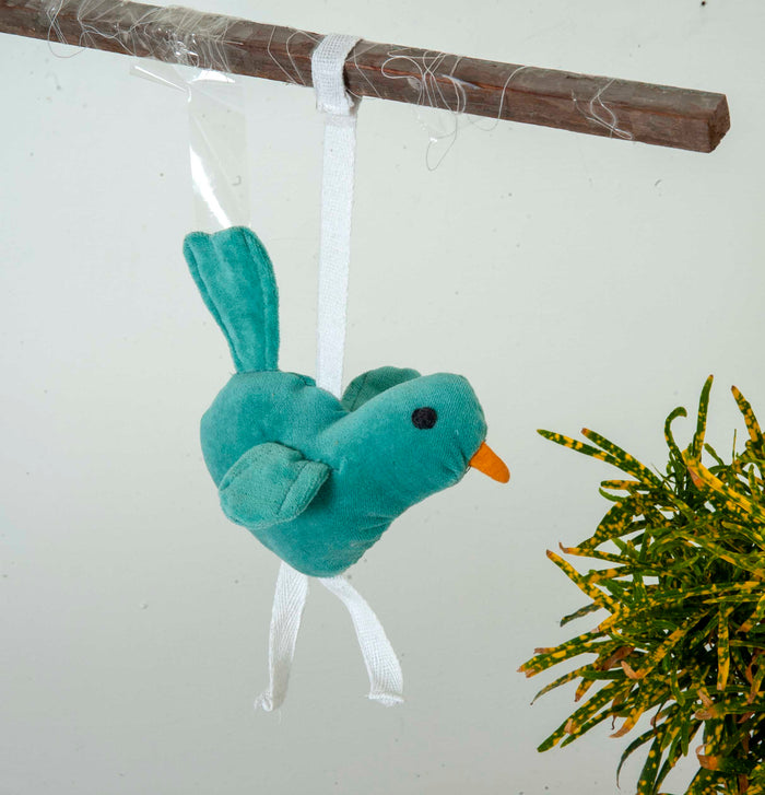 Bird Soft Toy Knitted Light Green Stuffed/Plush/Baby/Soft Toy | 100% Premium Cotton