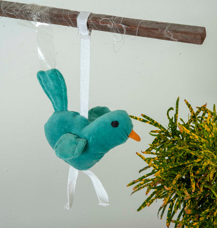 Bird Soft Toy Knitted Light Green Stuffed/Plush/Baby/Soft Toy | 100% Premium Cotton