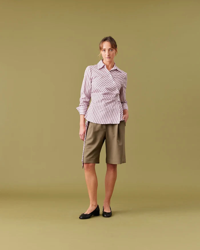 BIRDIE SHIRT PINK LADY STRIPE
